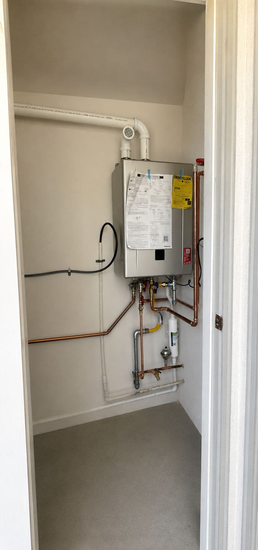 Tankless Water Heater Installation That Frees Up Space and Cuts Energy Waste image