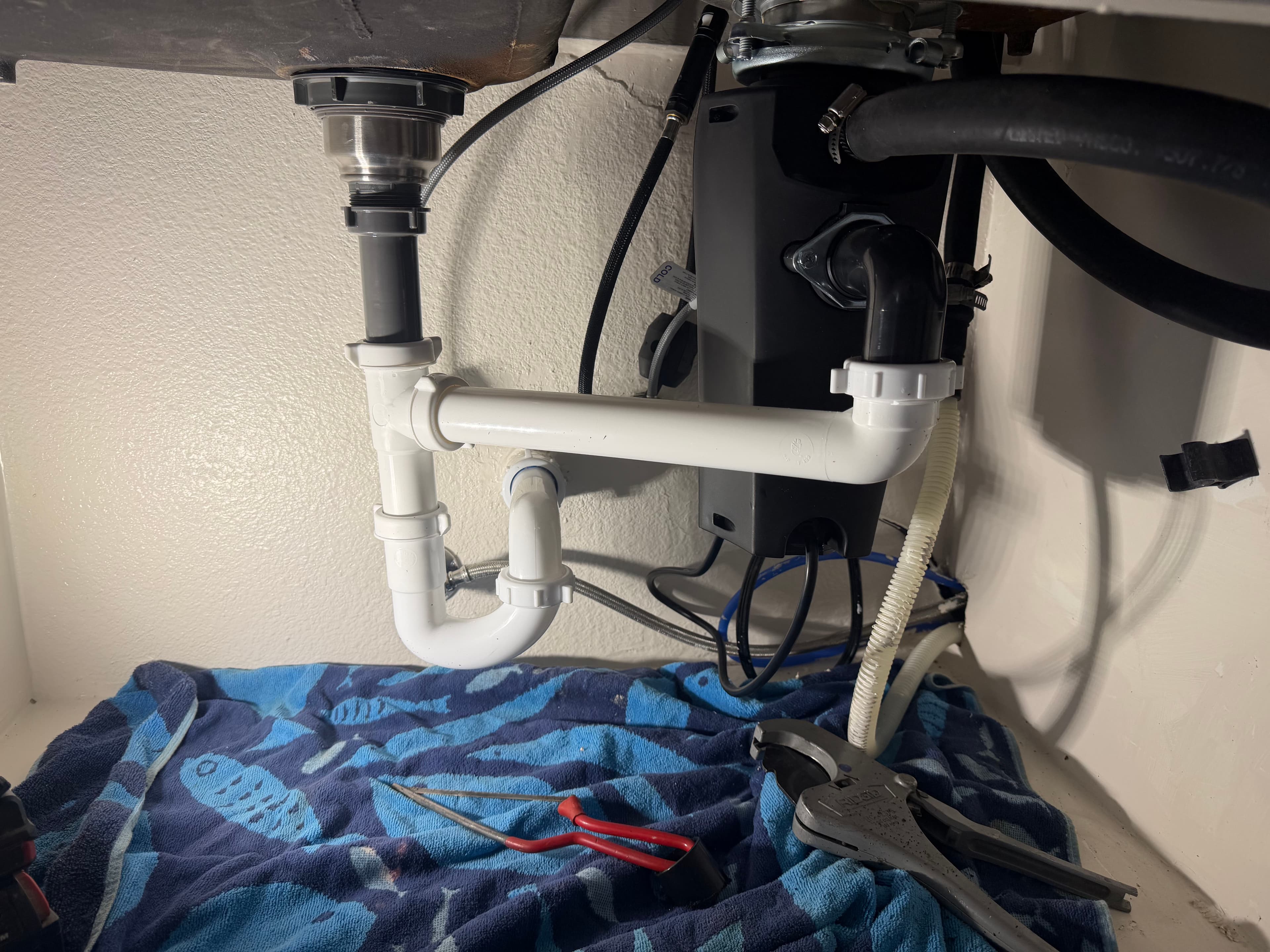 Project Kitchen Sink Leak Fixed and Flowing Right image